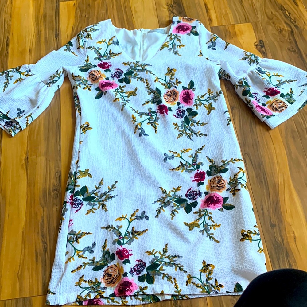Spring floral dress